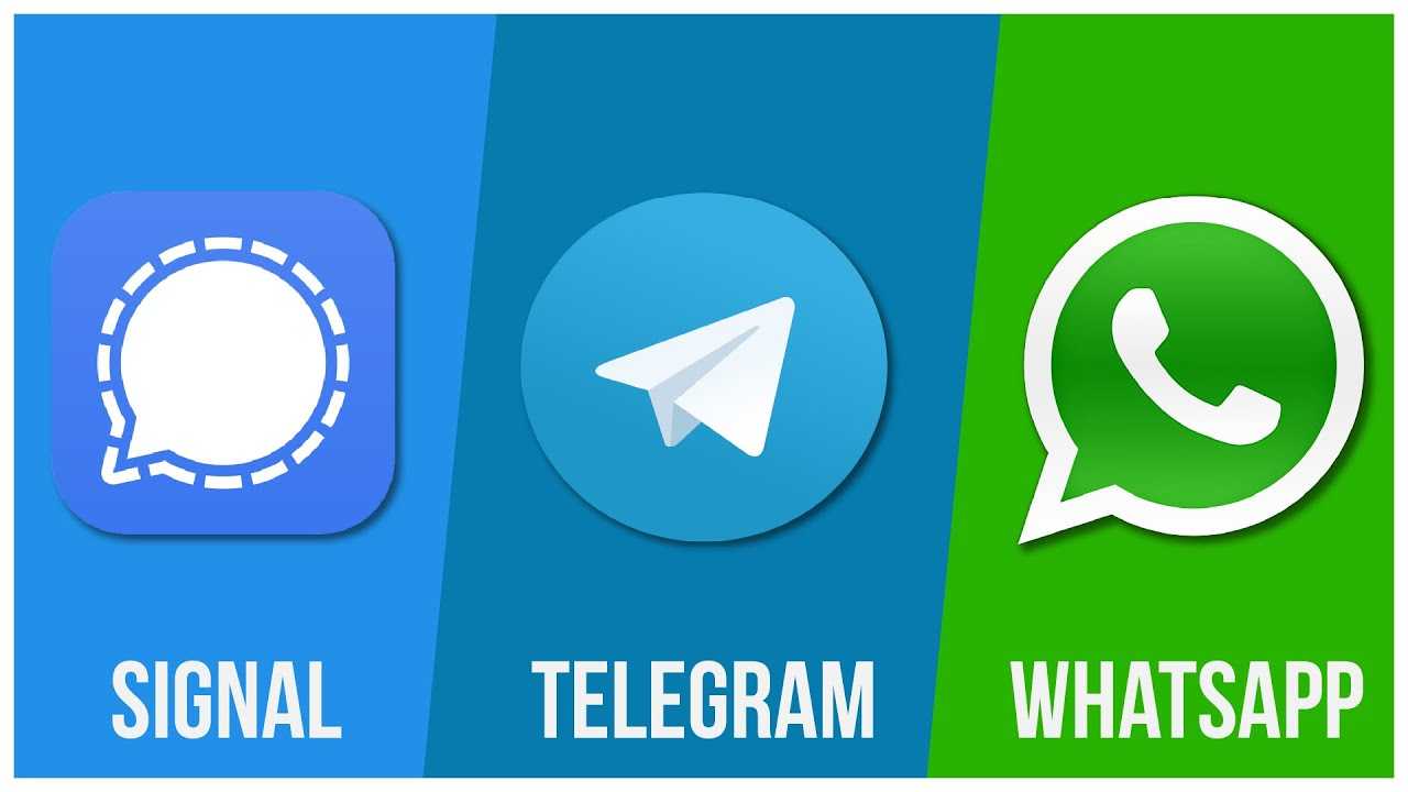 Signal, Telegram O Whatsapp?